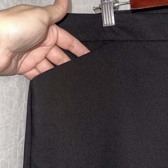 Ruby Rd. 14 Modern Tribe Black Professional Cropped Capri Pants - Picture 4 of 10